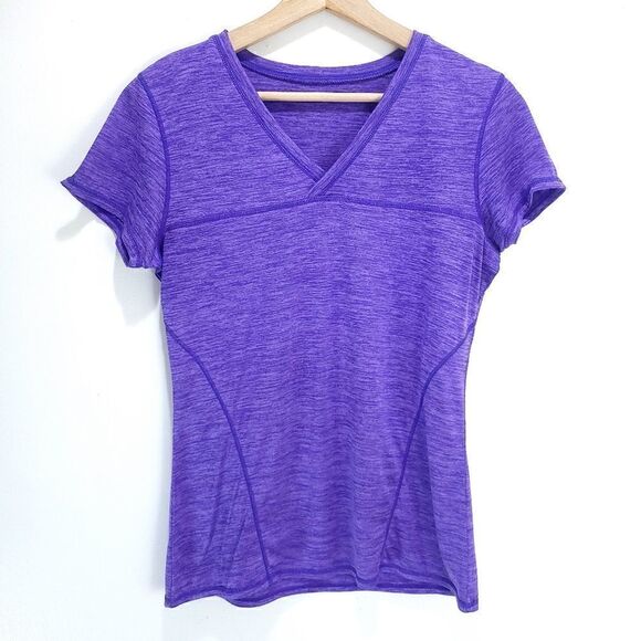 "Head" Dri-Fit Purple Athletic Performance Moisture Wicking Top - Picture 1 of 4